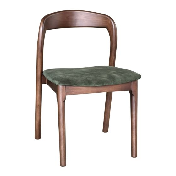 Acre & Artisan Oslo Green Velvet Dining Chair 1