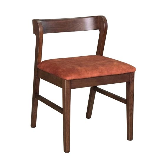 Acre & Artisan Oslo Rust Orange Velvet Dining Chair