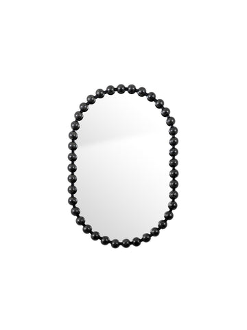 Bellagio Black Bobble Oblong Mirror