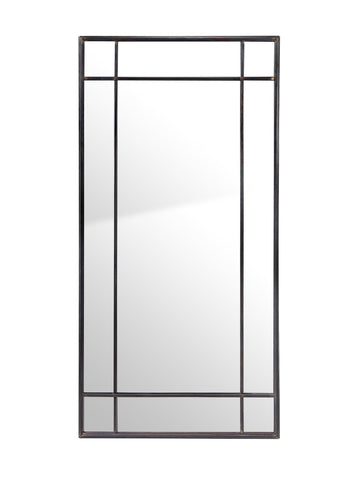 Cassini Antique Bronze Floor Mirror