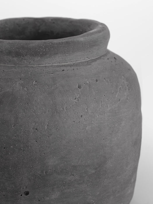 Rustic Dark Grey Vase