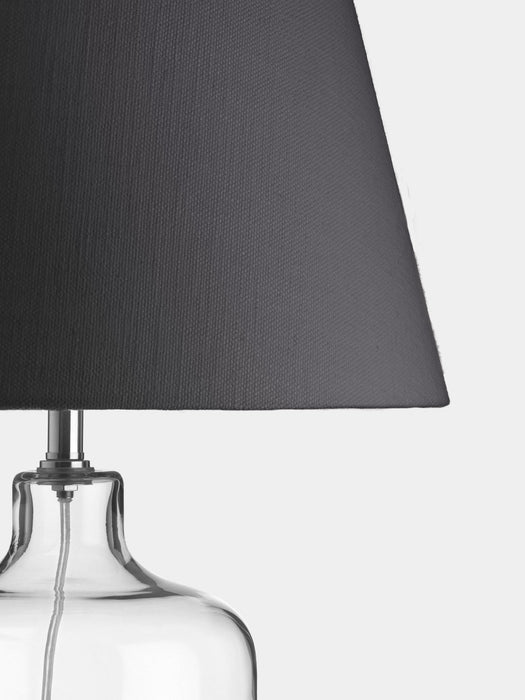 Handloomed Dark Grey Taper Shade 40cm