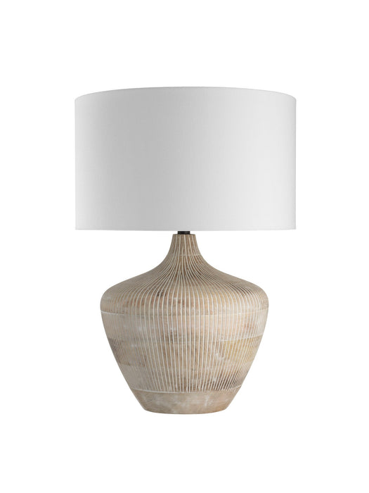 Manilla Grooved Natural Lamp