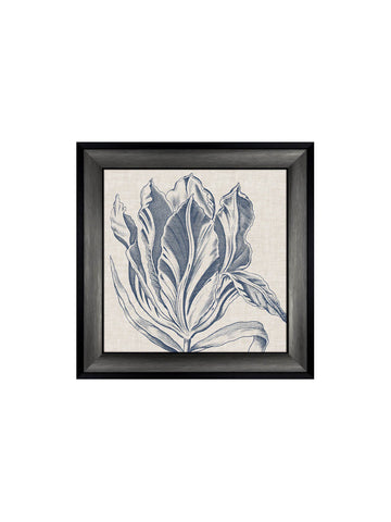 Floral Linen I Framed Picture