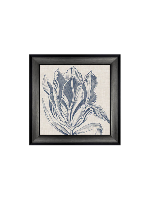 Floral Linen I Framed Picture