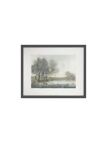 Near the Pond II Framed Picture
