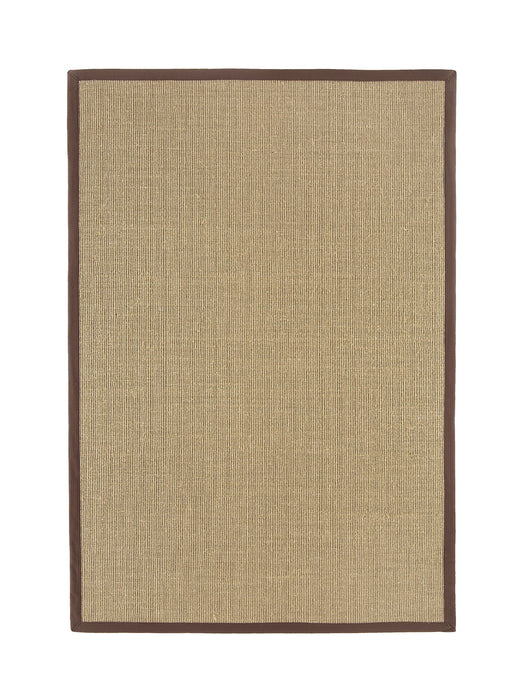 Sisal Chocolate Border Rug