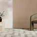 PLAANKED 3cm Flexible Ribbed Wall Panel | Paintable Pinewood