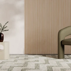 PLAANKED 3cm Flexible Ribbed Wall Panel | Paintable Pinewood