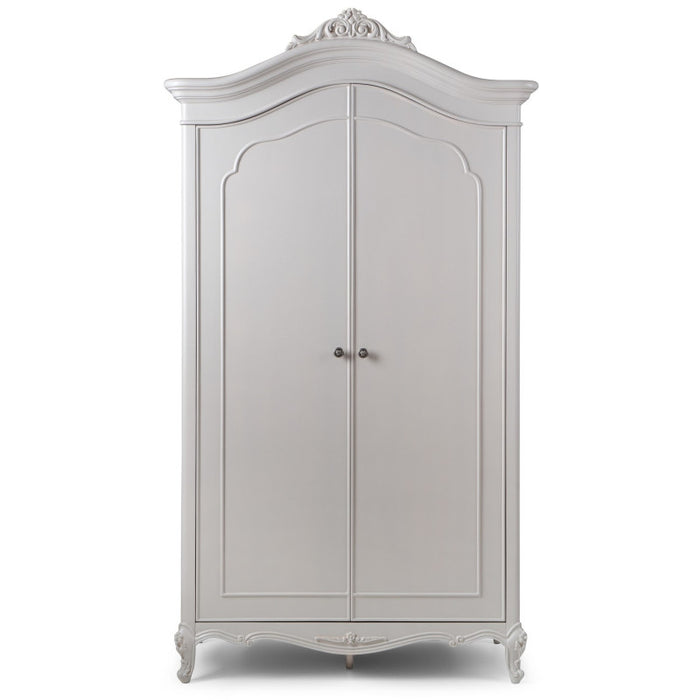 Parisian Grey French Inspired Double Wardrobe