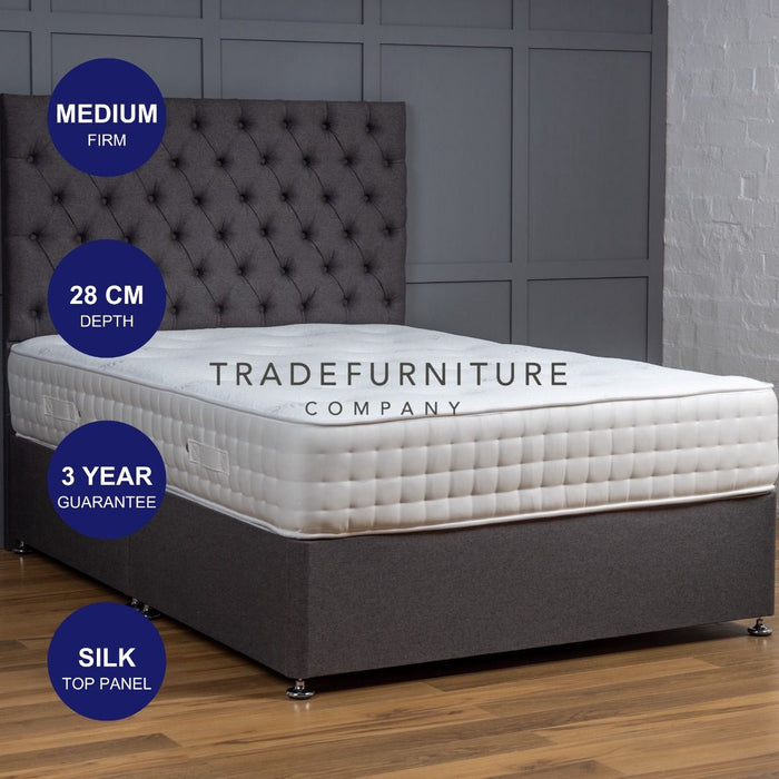 Silk 2000 Deluxe Mattress 4 Sizes