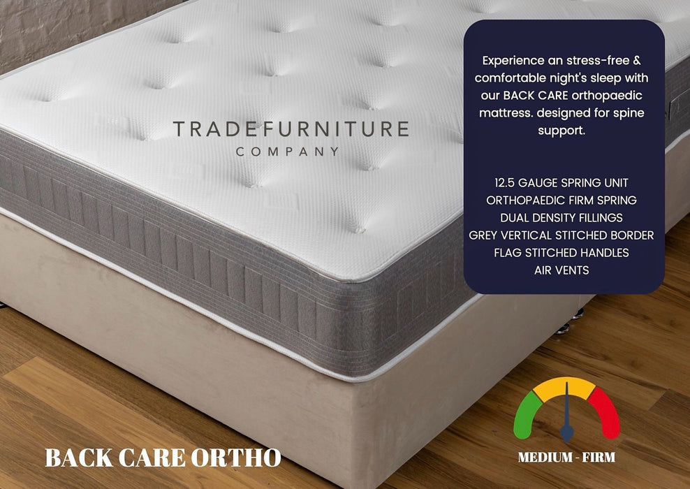 Back Care Orthopaedic Mattress 4 Sizes