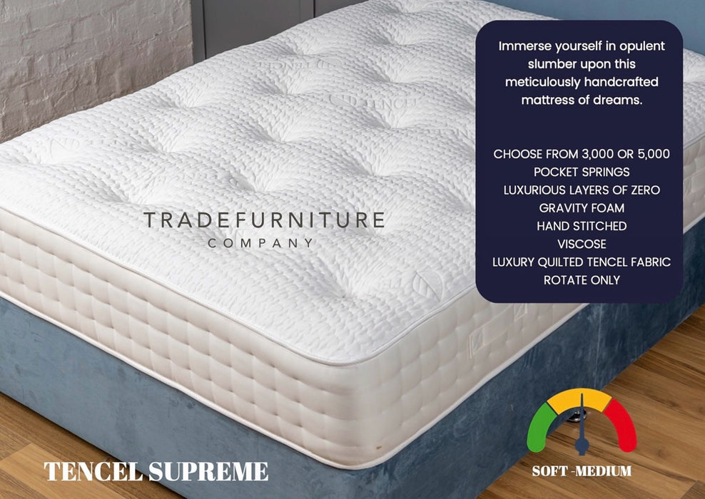 Tencel Supreme Mattress 4 Sizes