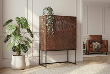 Cabinet Orbit 120cm Mango Wood Brown