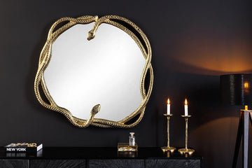 Mirror Snake 50cm Metal Gold