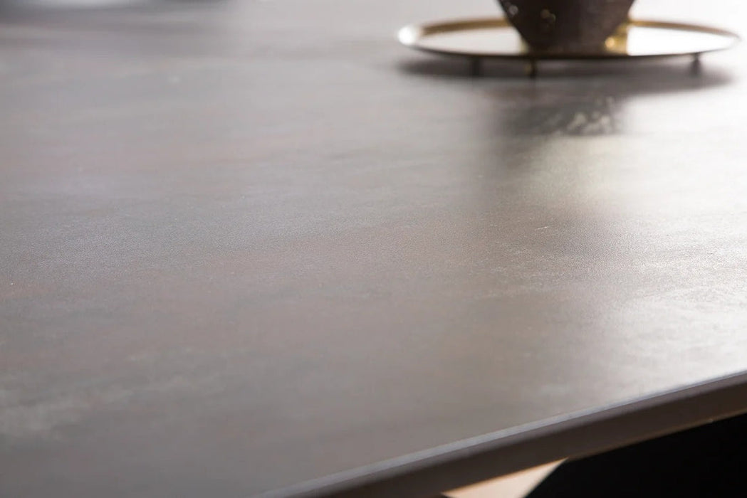 Extendable Dining Table Mercury 180-220-260cm Ceramic Lava Look