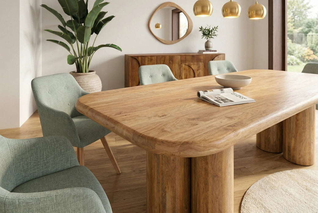 Dining Table Margo 240cm Mango Wood Natural