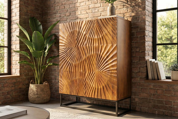 Cabinet Fossil 120cm Mango Wood Brown