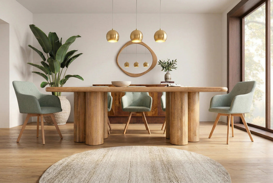 Dining Table Margo 240cm Mango Wood Natural