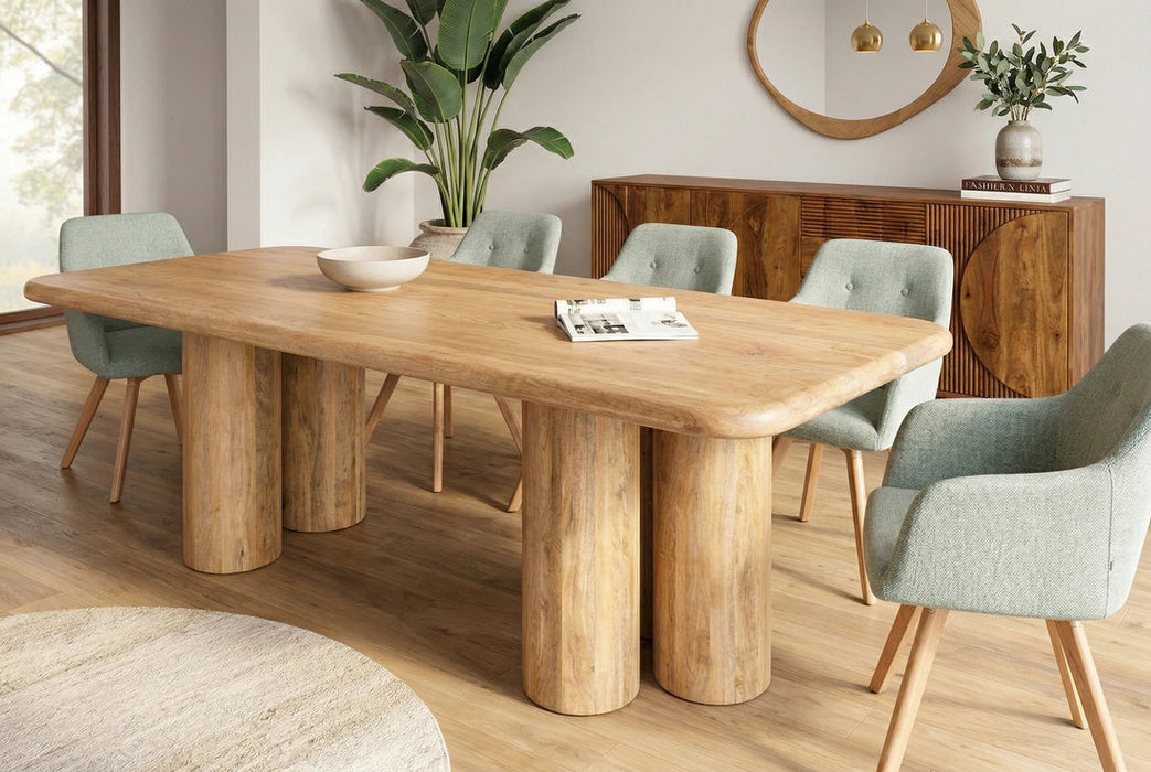 Dining Table Margo 240cm Mango Wood Natural