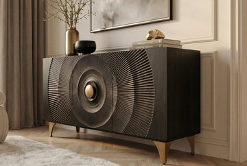 Sideboard Golden Eye 140cm Mango Wood Black