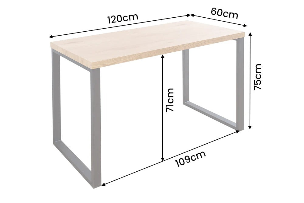 Desk Jayden 120cm Natural Oak Look