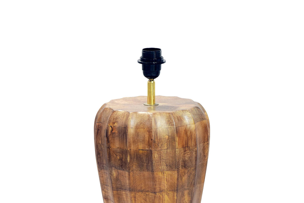 Table Lamp Pure Nature 66cm Mango Wood Brown