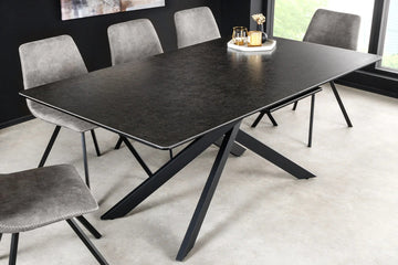 Extendable Dining Table Alpine 160-200cm Ceramic Anthracite