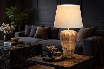 Table Lamp Pure Nature 66cm Mango Wood Brown