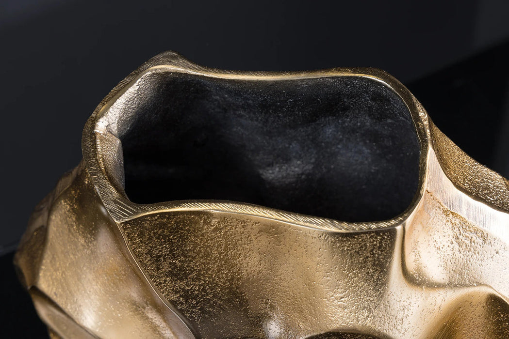 Decorative Vase Flux 30cm Metal Gold