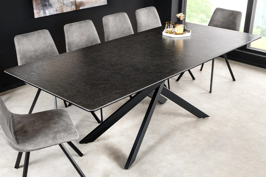 Extendable Dining Table Alpine 160-200cm Ceramic Anthracite