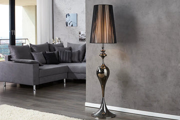 Floor Lamp Lucie 160cm Metal Black