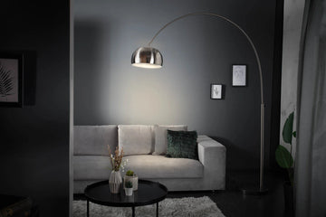 Floor Lamp Big Bow 170-210cm Silver