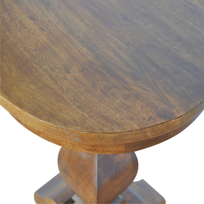 The Regency Round Pedestal Accent Table