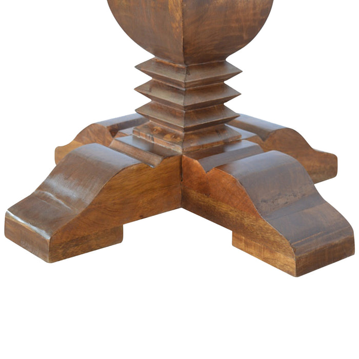 The Regency Round Pedestal Accent Table