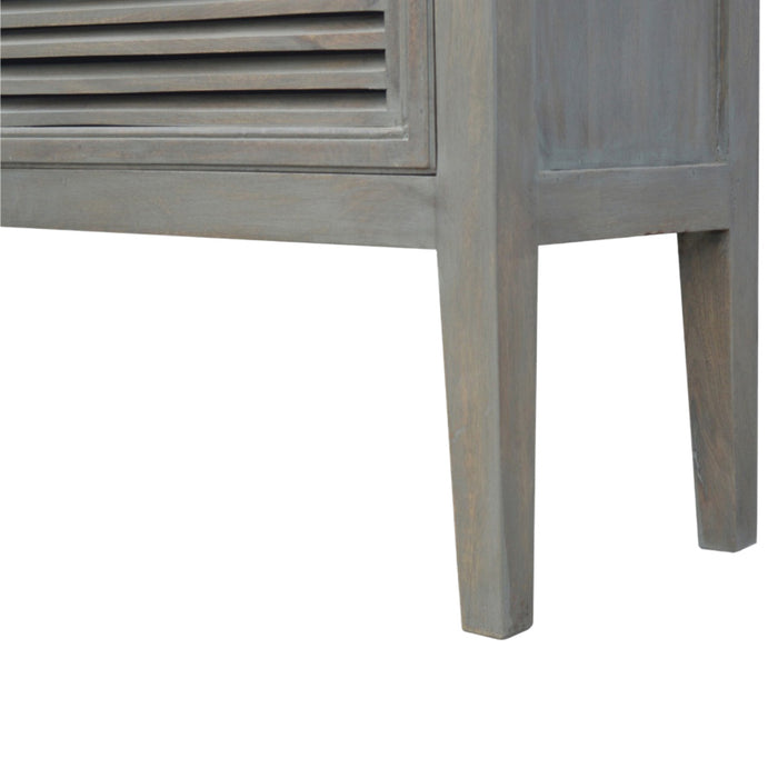 The Estate Grey-Wash 5-Shutter Buffet Sideboard
