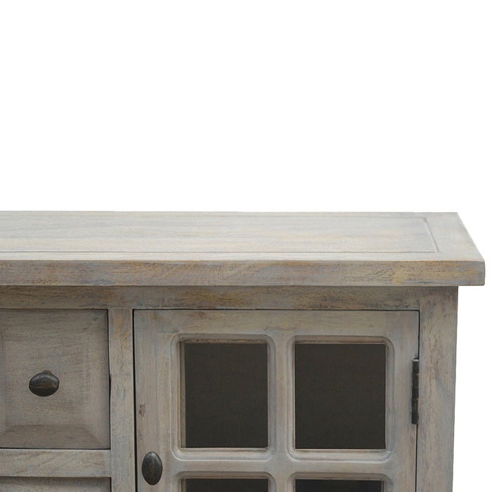 The Coastal Stone-Wash Glazed Console Table