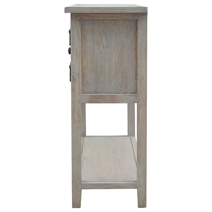 The Coastal Stone-Wash Glazed Console Table