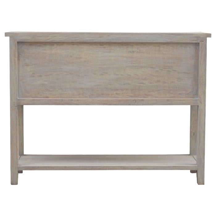 The Coastal Stone-Wash Glazed Console Table