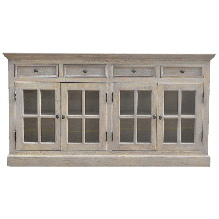 The Grand Stone-Wash Glazed Credenza Sideboard