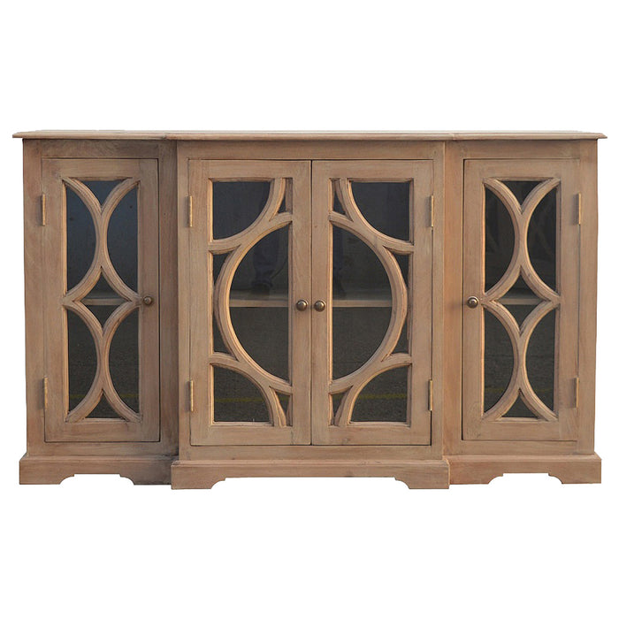 The Majestic Glazed Carved Media Showcase