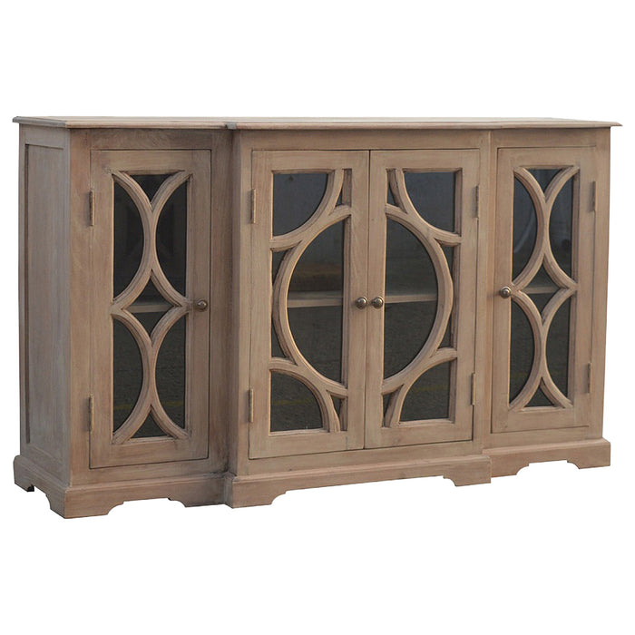 The Majestic Glazed Carved Media Showcase