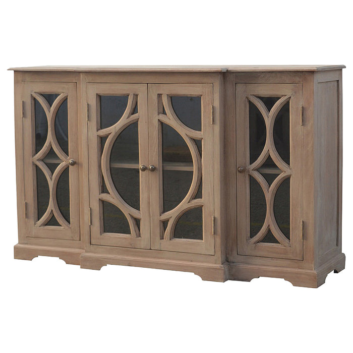 The Majestic Glazed Carved Media Showcase
