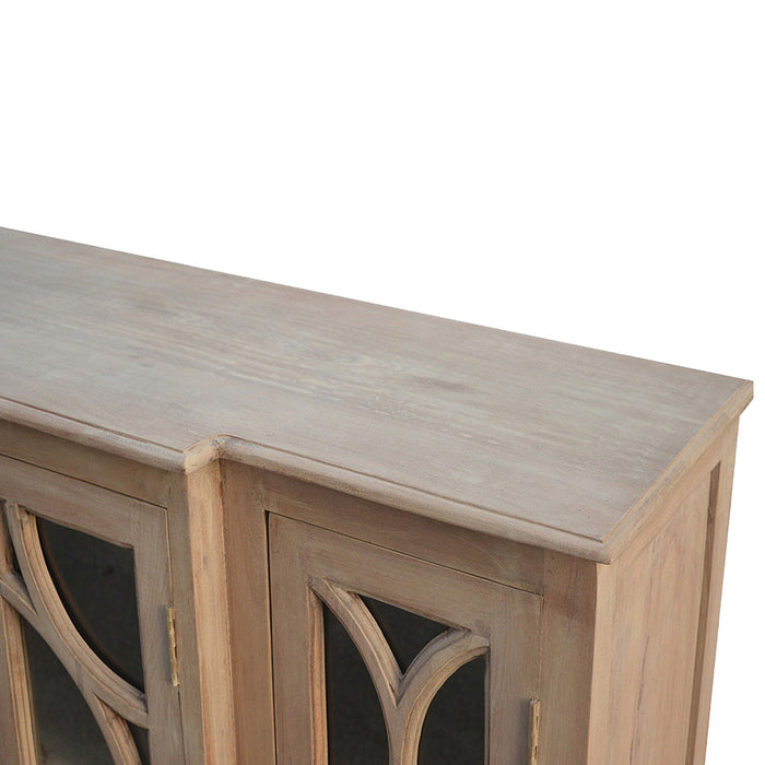 The Majestic Glazed Carved Media Showcase