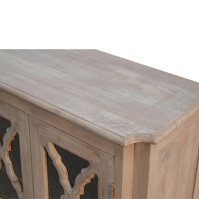 The Heritage Carved Glazed Display Sideboard