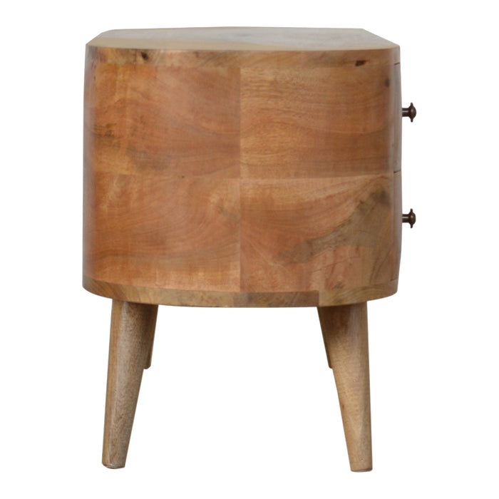 The Mid-Century Rounded Entertainment Unit