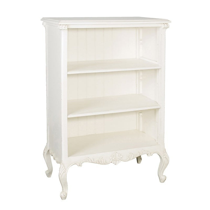 Provencale Antique White Small Open French Bookcase