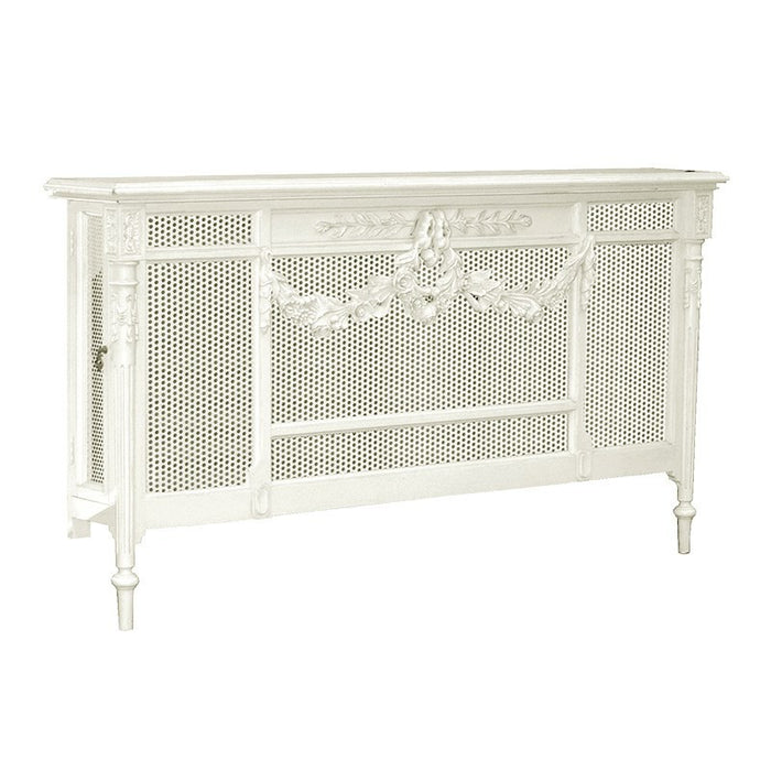 Provencale Antique White French Radiator Cover