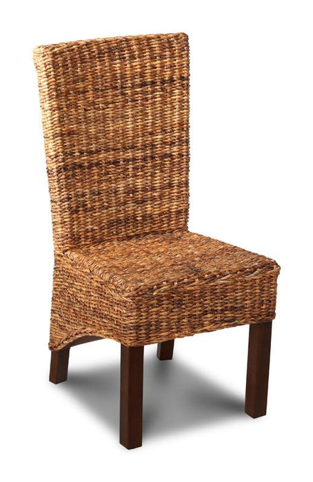 Rattan Rollback Dining Chair - In Stock