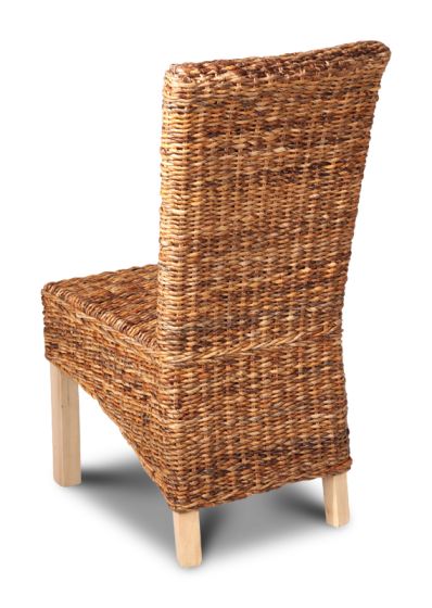 Acre & Artisan Light Rattan Rollback Dining Chair